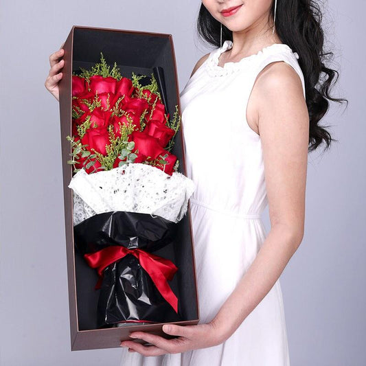 Happiness at the corner(19 red roses) (4529546559599)