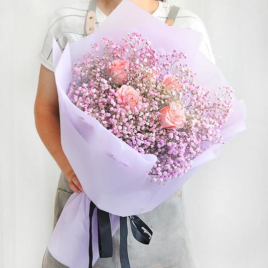 Sweet as you(Pink gypsophila) (4529547149423)