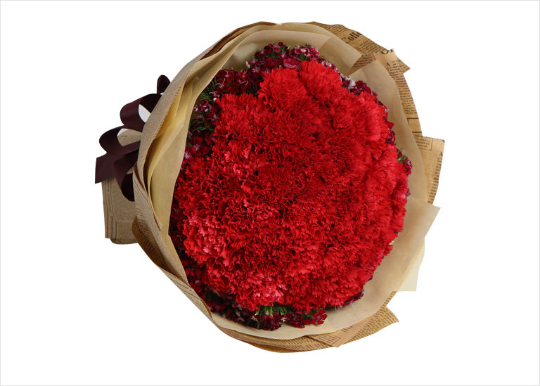 33 red carnations to China (2185099182180)