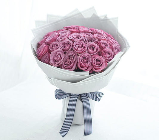 33/50/99 beautiful cold purple Roses to China (2239439929444)