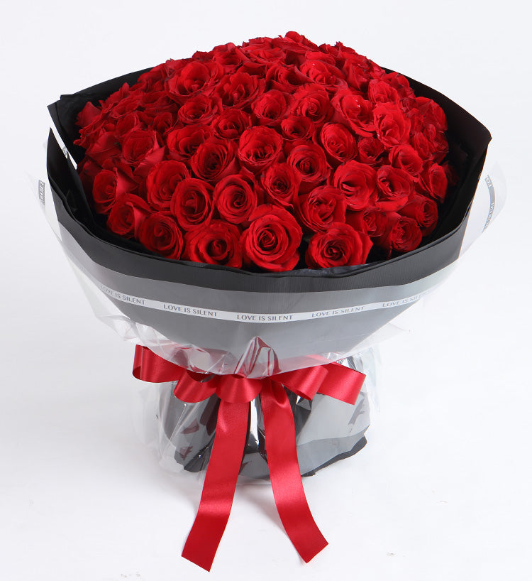 99 Red Rose Bouquet to China (1914566475876)