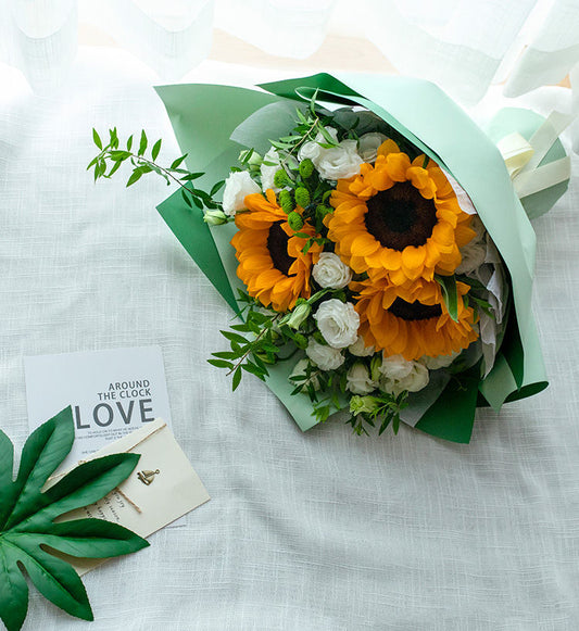 3 sunflowers to HongKong or Macau