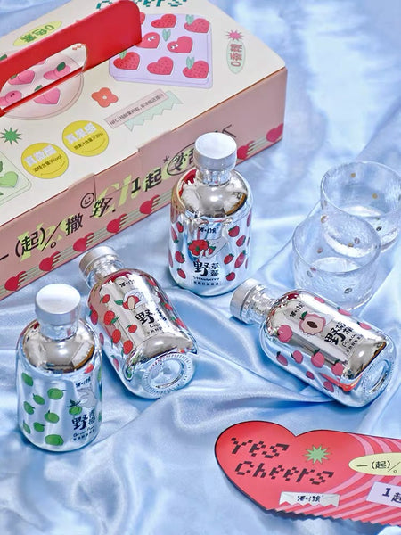 Little silver bottle Galaxy (Fruit wine gift box)-Delivery needed 1-3days(no card inside)