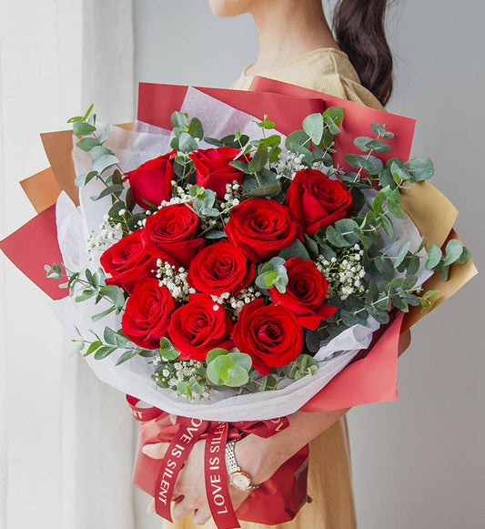 You are the only 11 new pieces of single-minded Love Corolla Red Rose 11