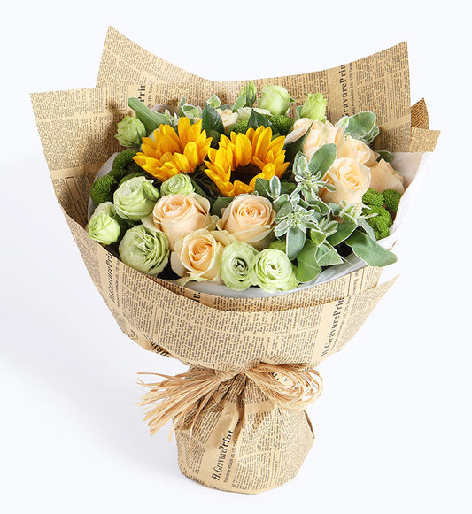 11 Champagne roses to HongKong or Macau (price in usd)