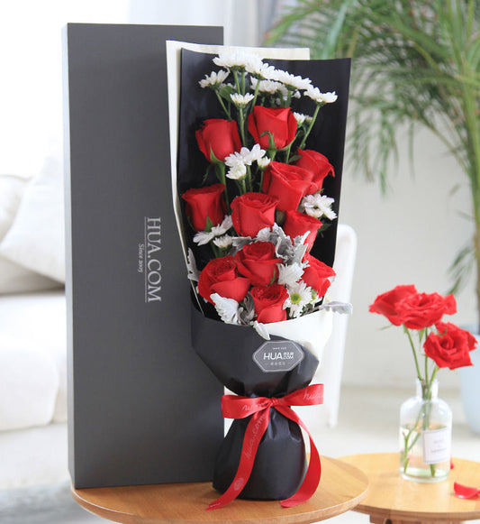 11 Corolla Red Roses to HongKong or Macau (price in usd)