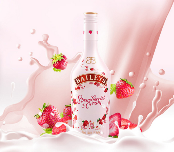 CNY gift Baileys liqueur strawberry cream 700ml-Delivery needed 1-3days(no card inside)