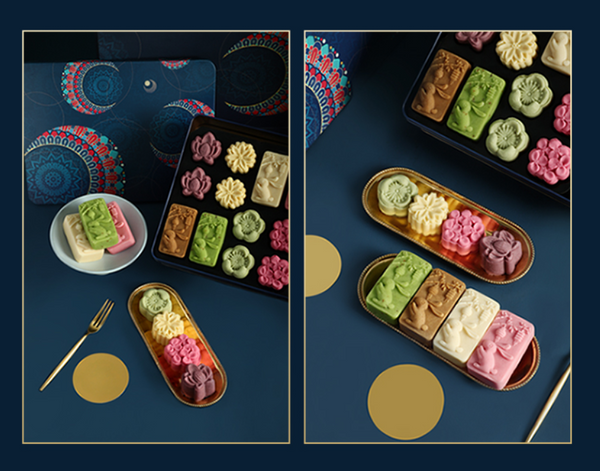 Yin Yue - Mid-Autumn Mooncake & Mung Bean Cake Gift Box - Delivery takes 1-3 days