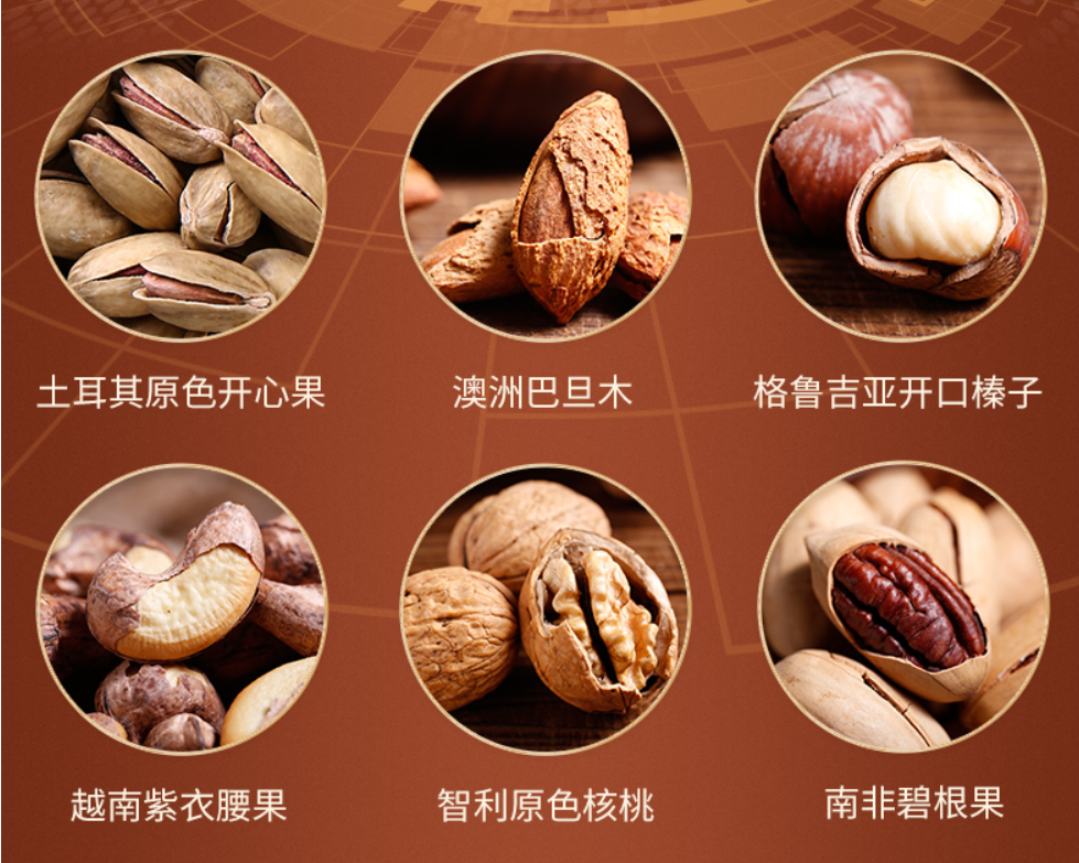 Six kinds of nuts gift box - shipping takes 1-3 days - no greeting card