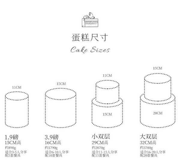 Shine- Cheese Mousse birthday cake(Beijing only)4 day advance booking required