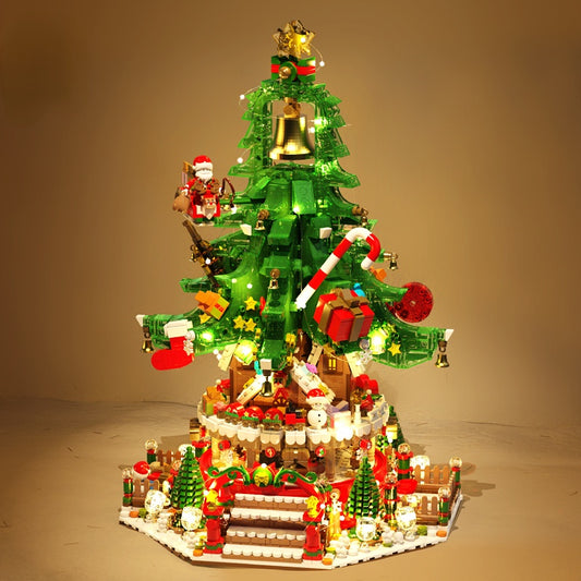 Christmas Tree Building Blocks Christmas Gift Box- Deliverty Need 1-4 Days -no Gift Card