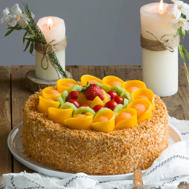 Coconut Fruit Cake