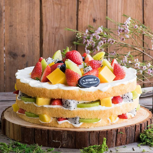 Three Layers Fruit Cake To China (4525752549487)