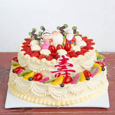6 Pounds Double-Deck Flat Peach Cake To China