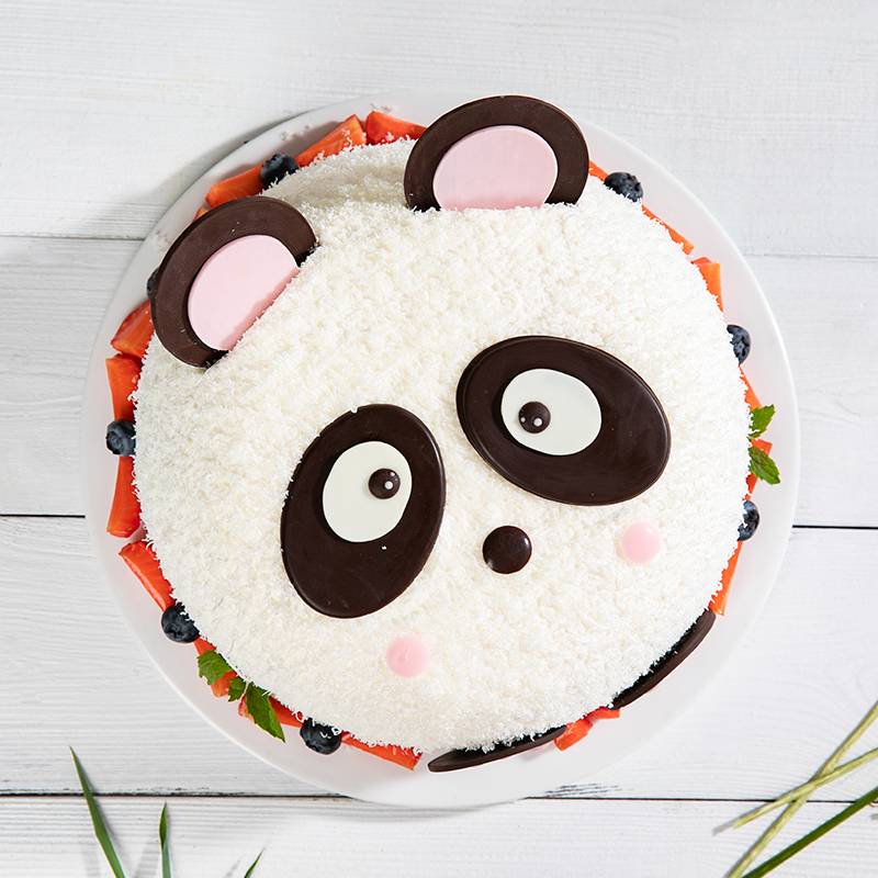 Cute Little Panda Cake to Chjna